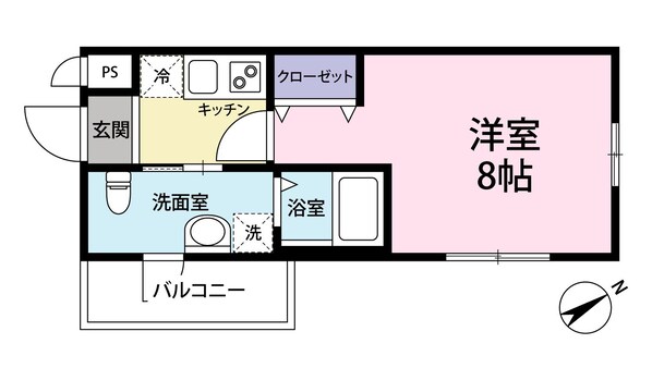 Viale赤迫の物件間取画像